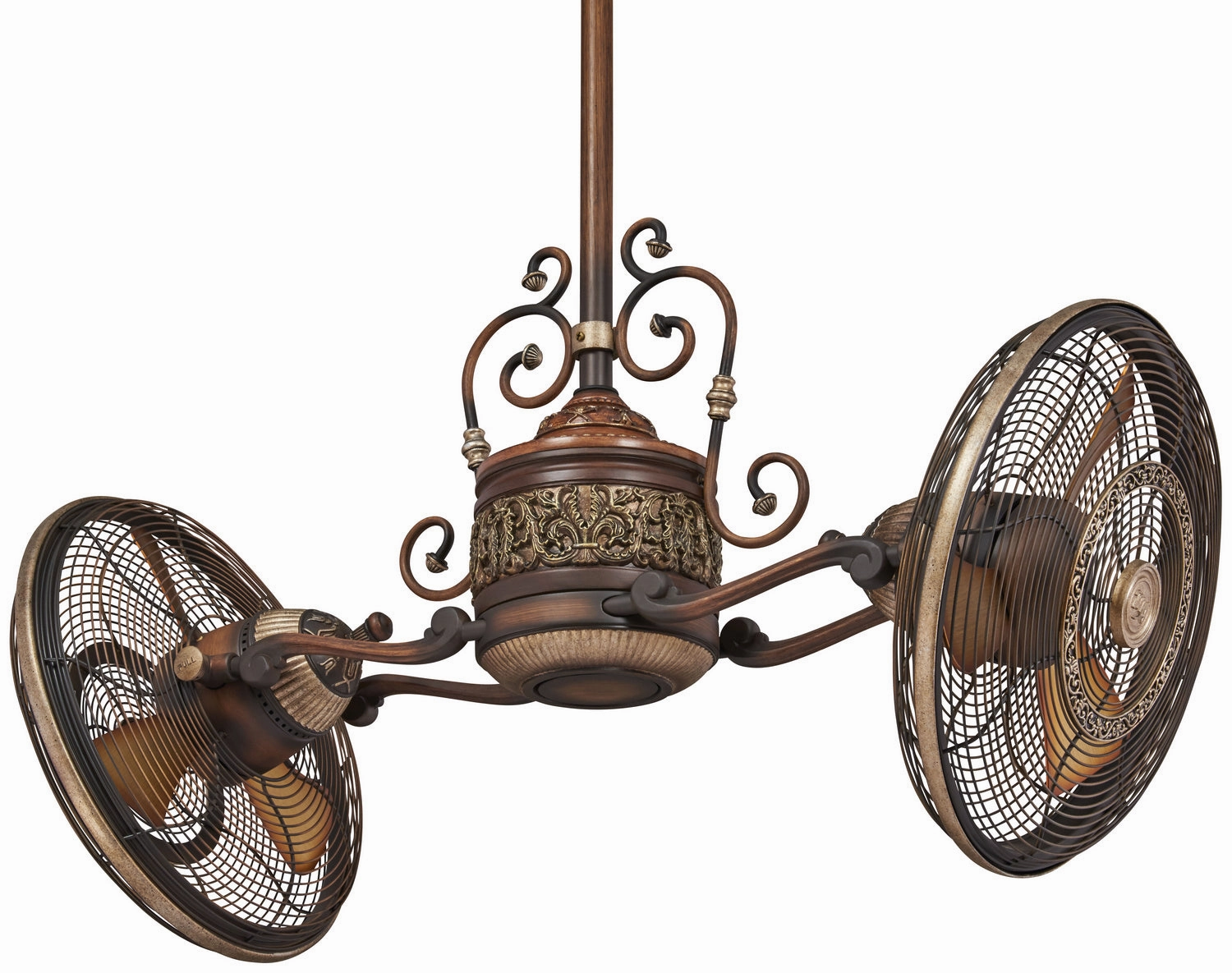 Traditional Gryo Led 42"Performance Fan Belcaro Walnut