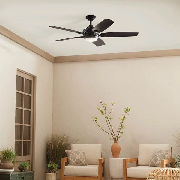 Tranquil 56"Ceiling Fan Satin Black