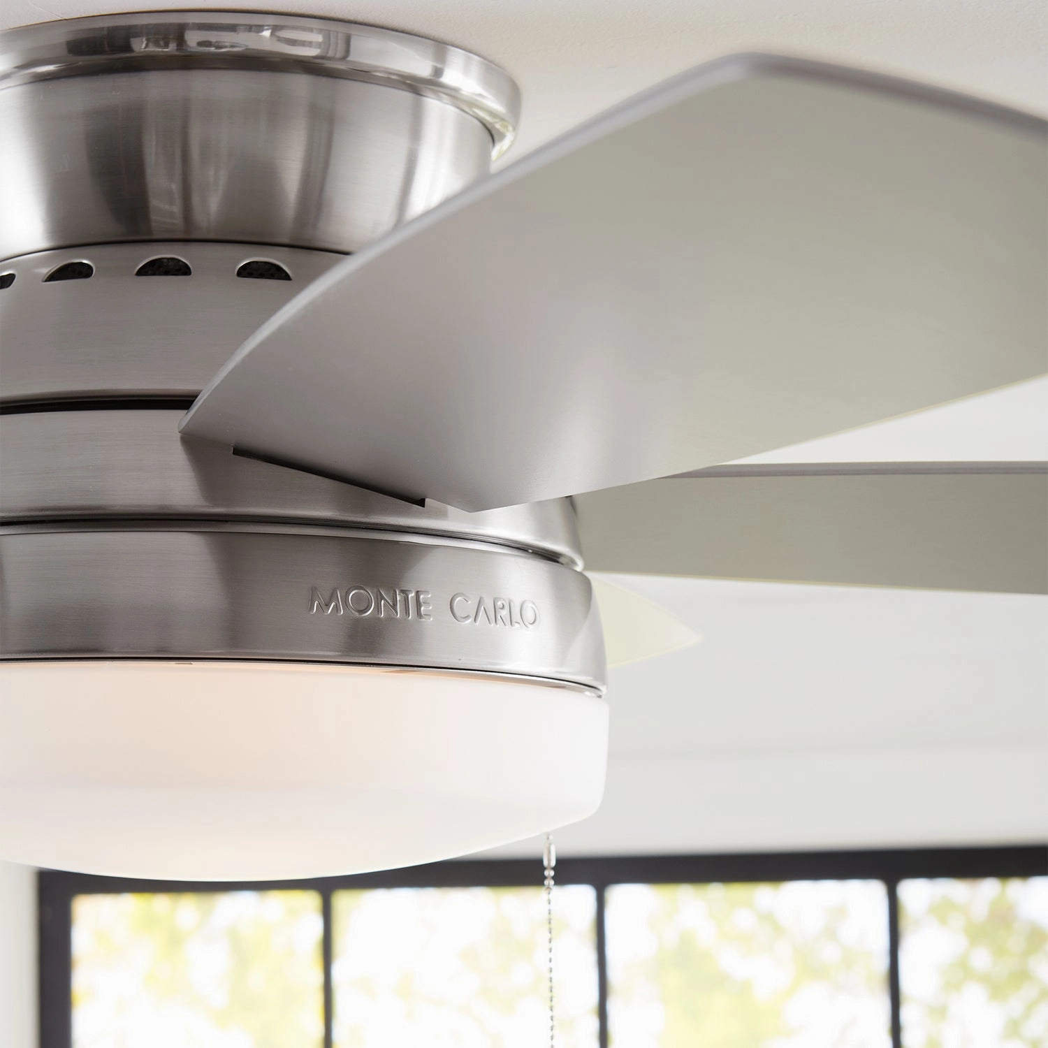 Traverse 52"Ceiling Fan Brushed Steel