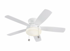 Traverse 52"Ceiling Fan White low-noise fans for peaceful environments