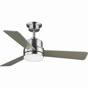 Trevina Ii 44"Ceiling Fan Brushed Nickel home fans with built-in timer settings