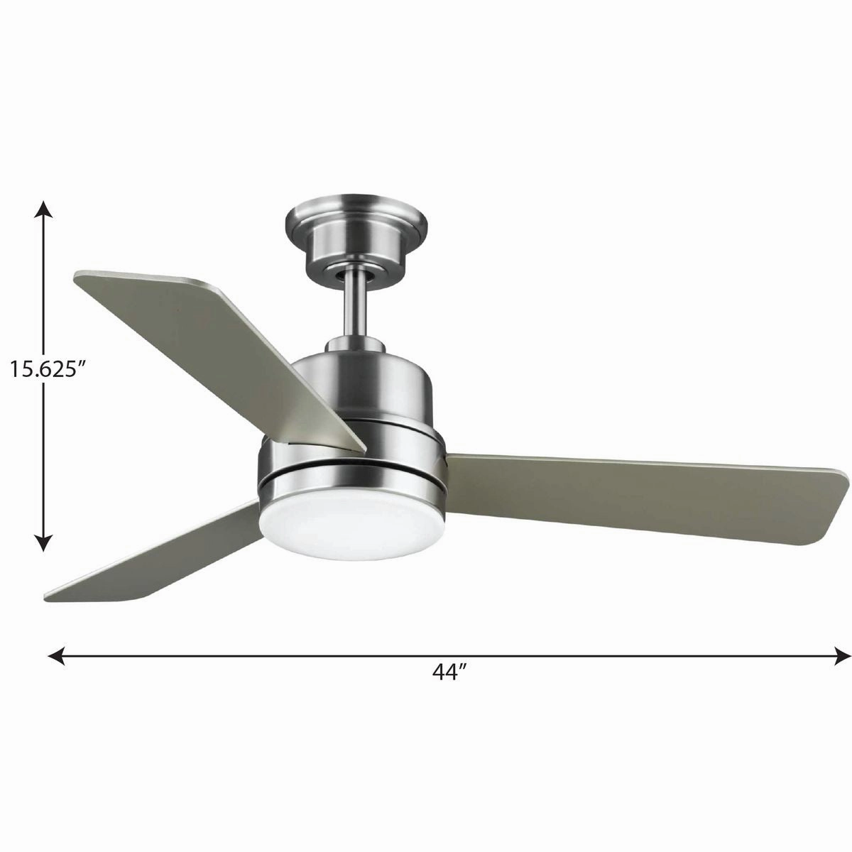 Trevina Ii 44"Ceiling Fan Brushed Nickel