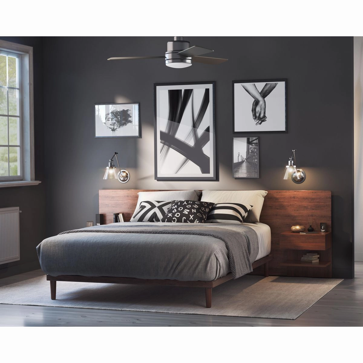 Trevina Ii 44"Ceiling Fan Brushed Nickel