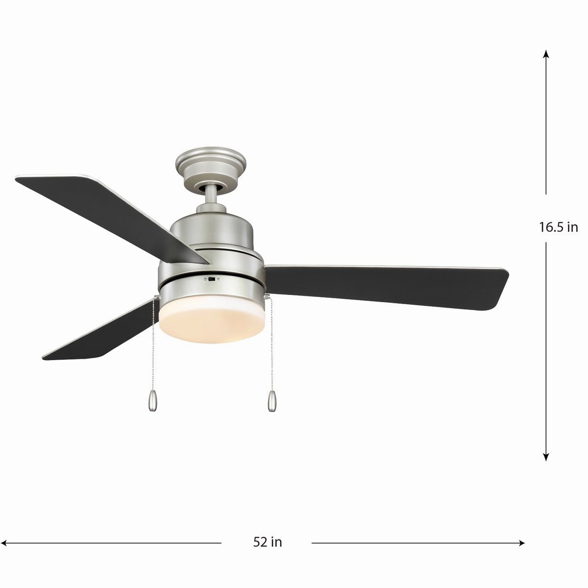 Trevina V 52"Ceiling Fan Painted Nickel