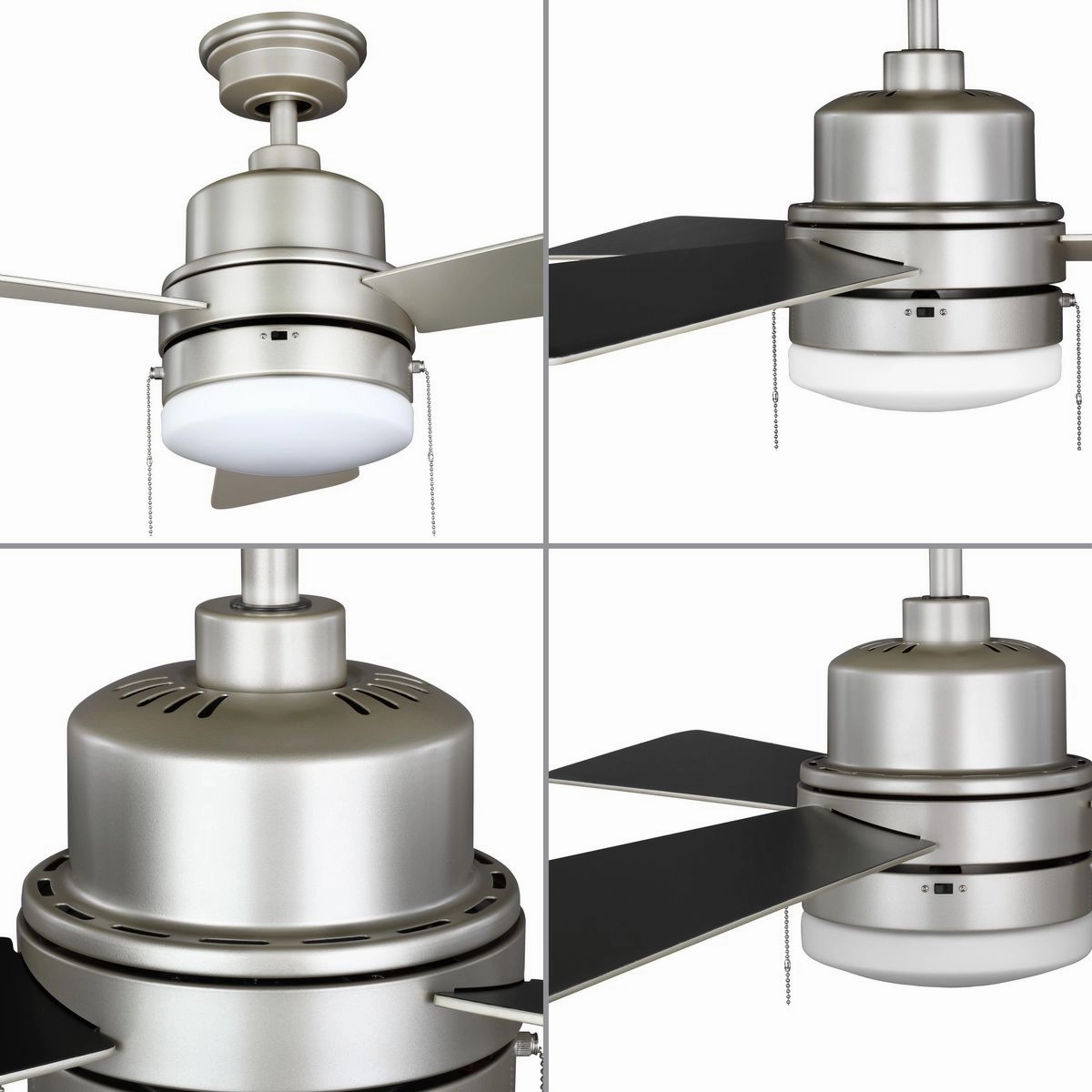 Trevina V 52"Ceiling Fan Painted Nickel