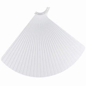 TriAire Custom Blade Set of 3 Matte White quiet electric fans for home use