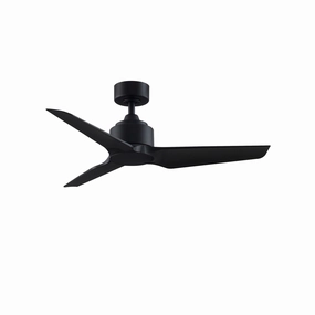 TriAire Custom Motor Black outdoor exterior fans for patio cooling