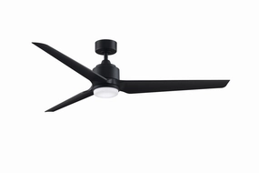 TriAire Custom Motor Black weatherproof fans for outdoor environments