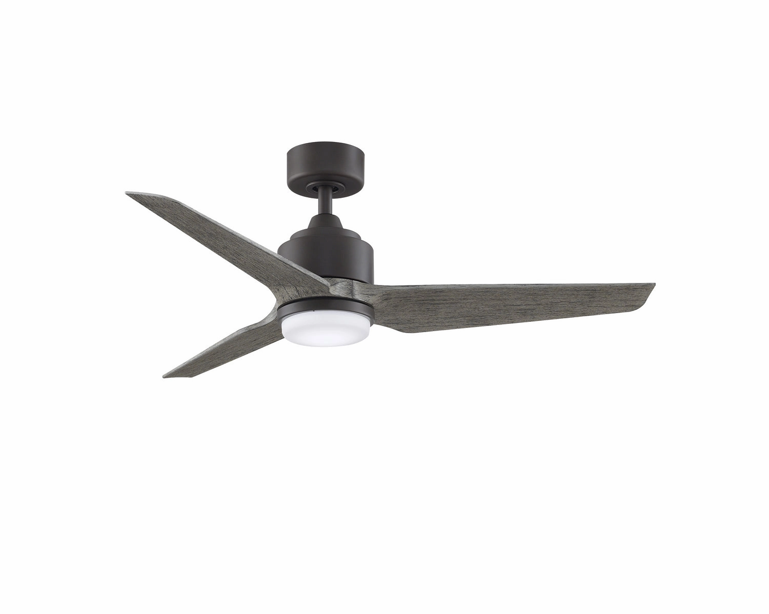 TriAire Custom Motor Matte Greige weatherproof fans for outdoor environments