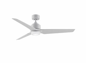 TriAire Custom Motor Matte White weatherproof fans for outdoor environments