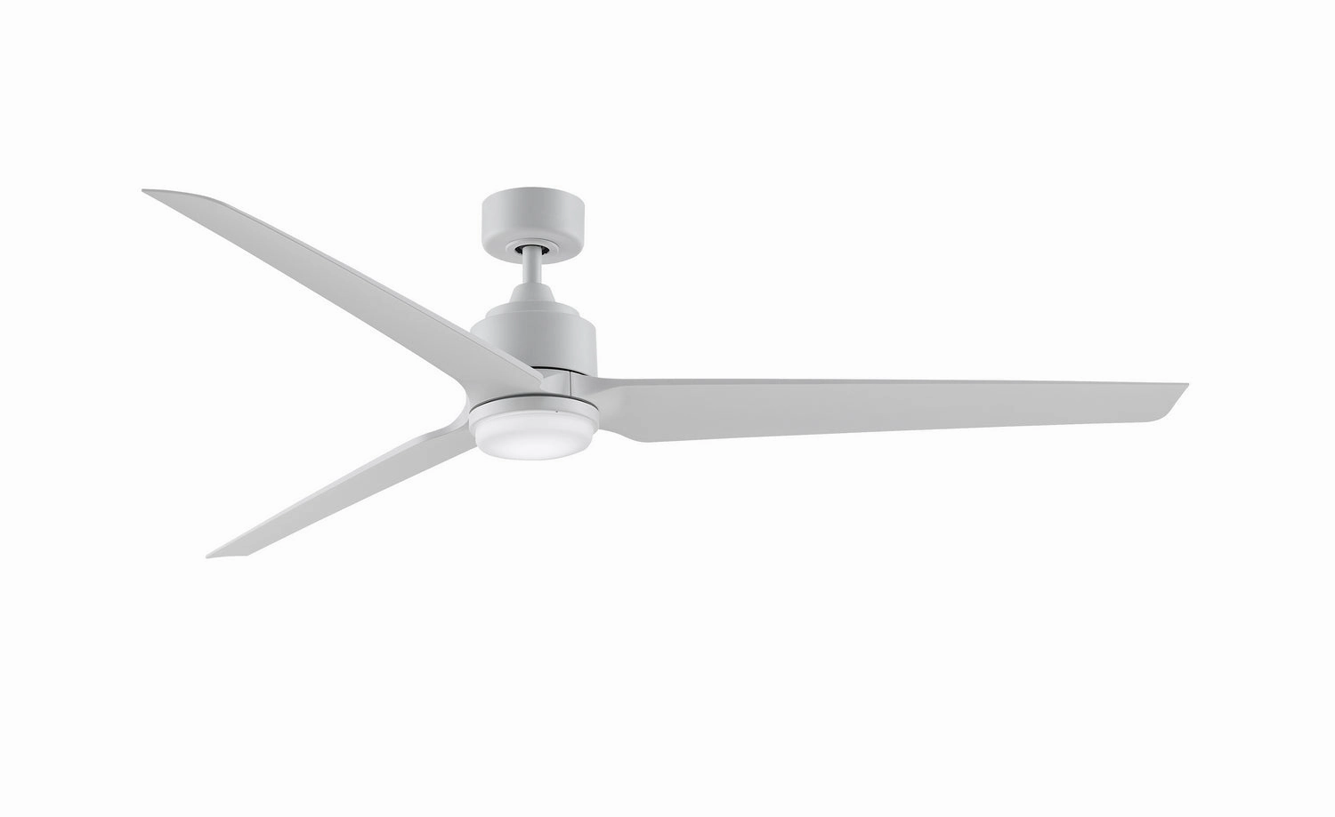 TriAire Custom Motor Matte White weatherproof fans for outdoor environments