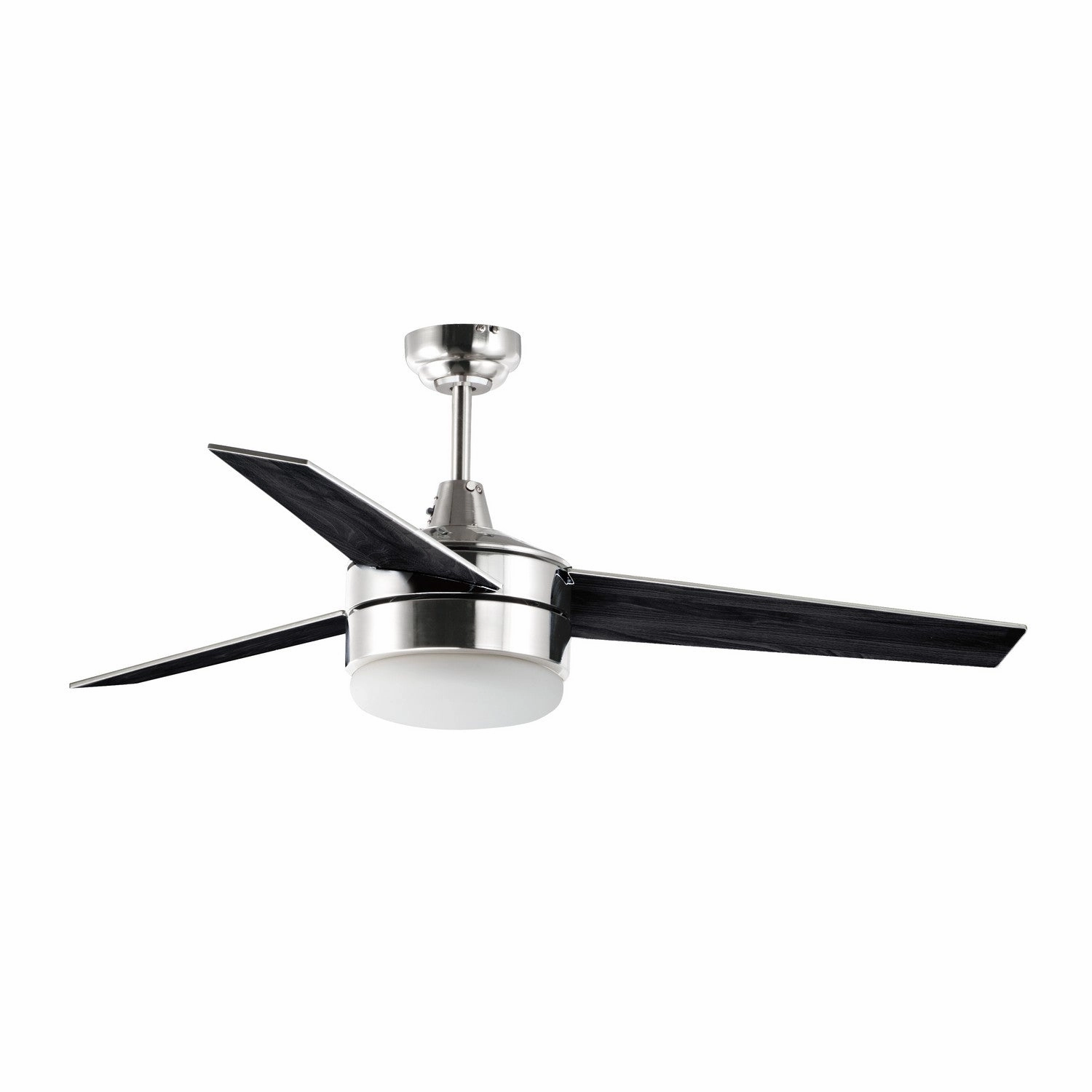 Trio 52"Ceiling Fan Satin Nickel / Black