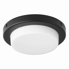 Trio LED Fan Light Kit Textured Black adjustable fans for targeted cooling