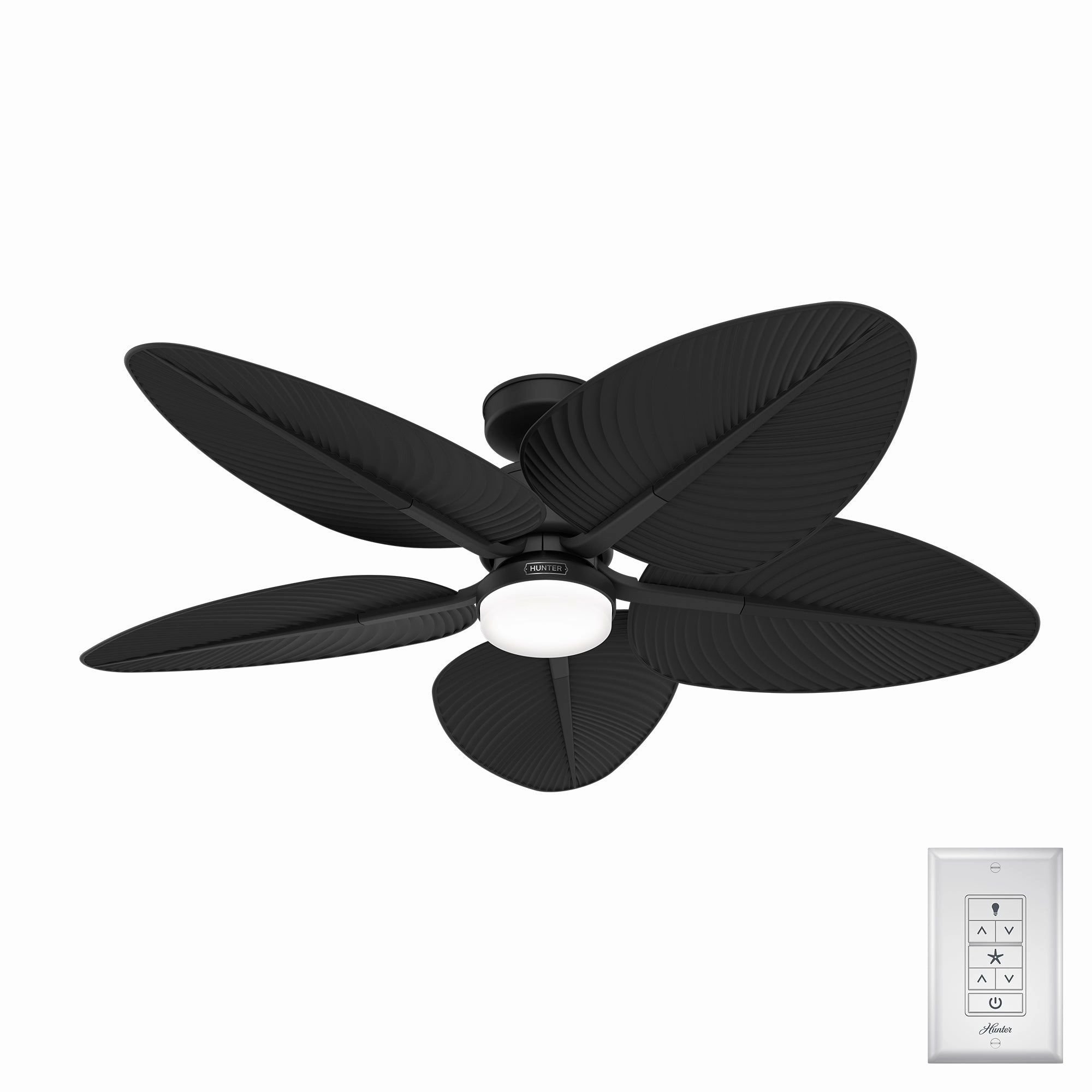 Tropic View 52"Ceiling Fan Matte Black
