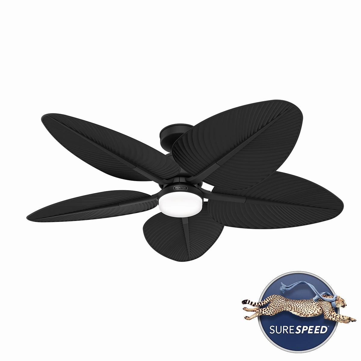 Tropic View 52"Ceiling Fan Matte Black