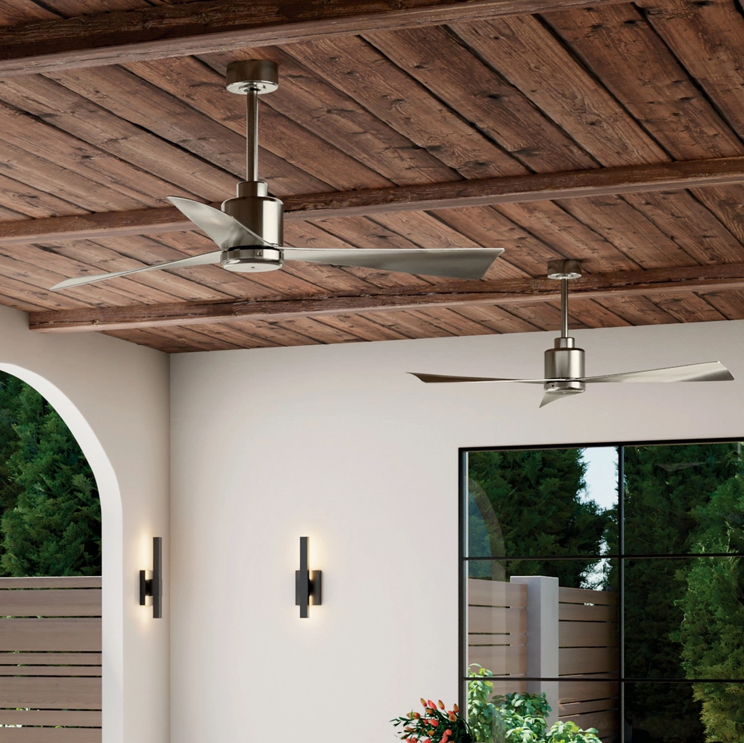 TRUE 52"Ceiling Fan Brushed Stainless Steel