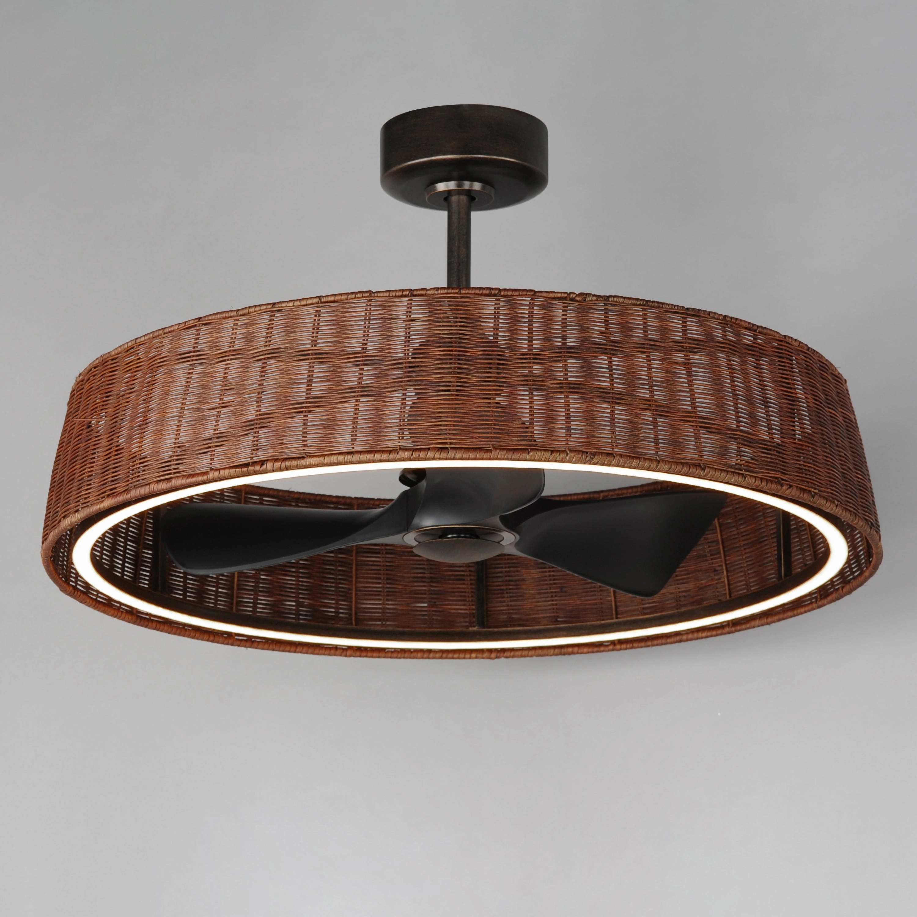 Tulum LED Fandelight Dark Bronze