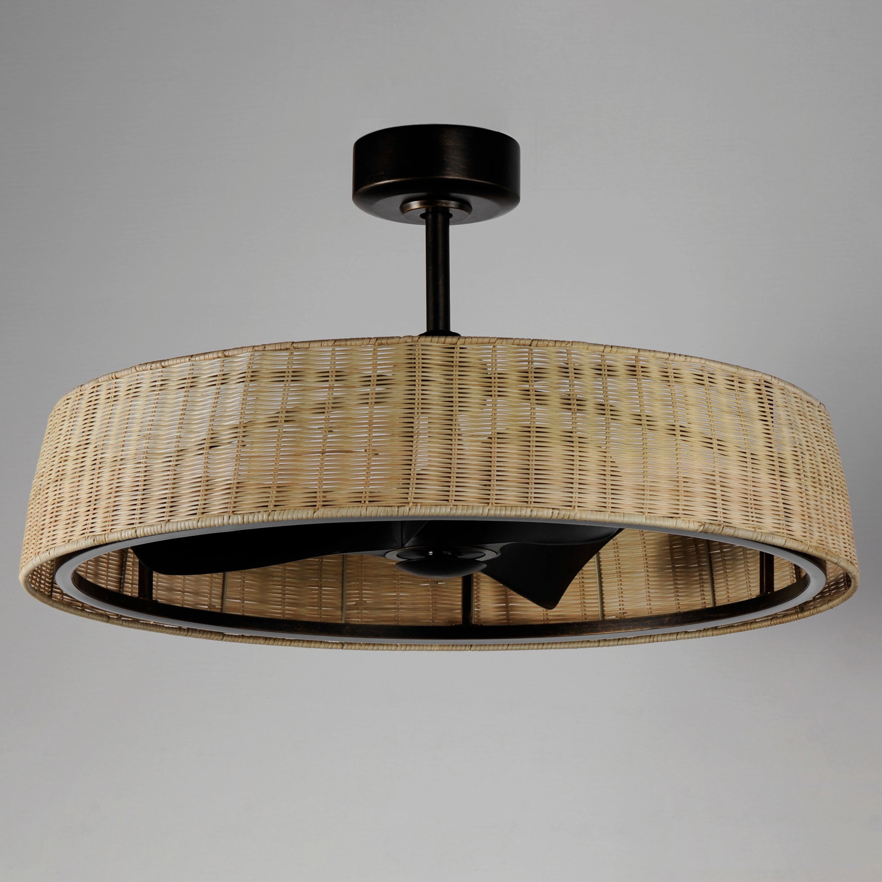 Tulum LED Fandelight Dark Bronze