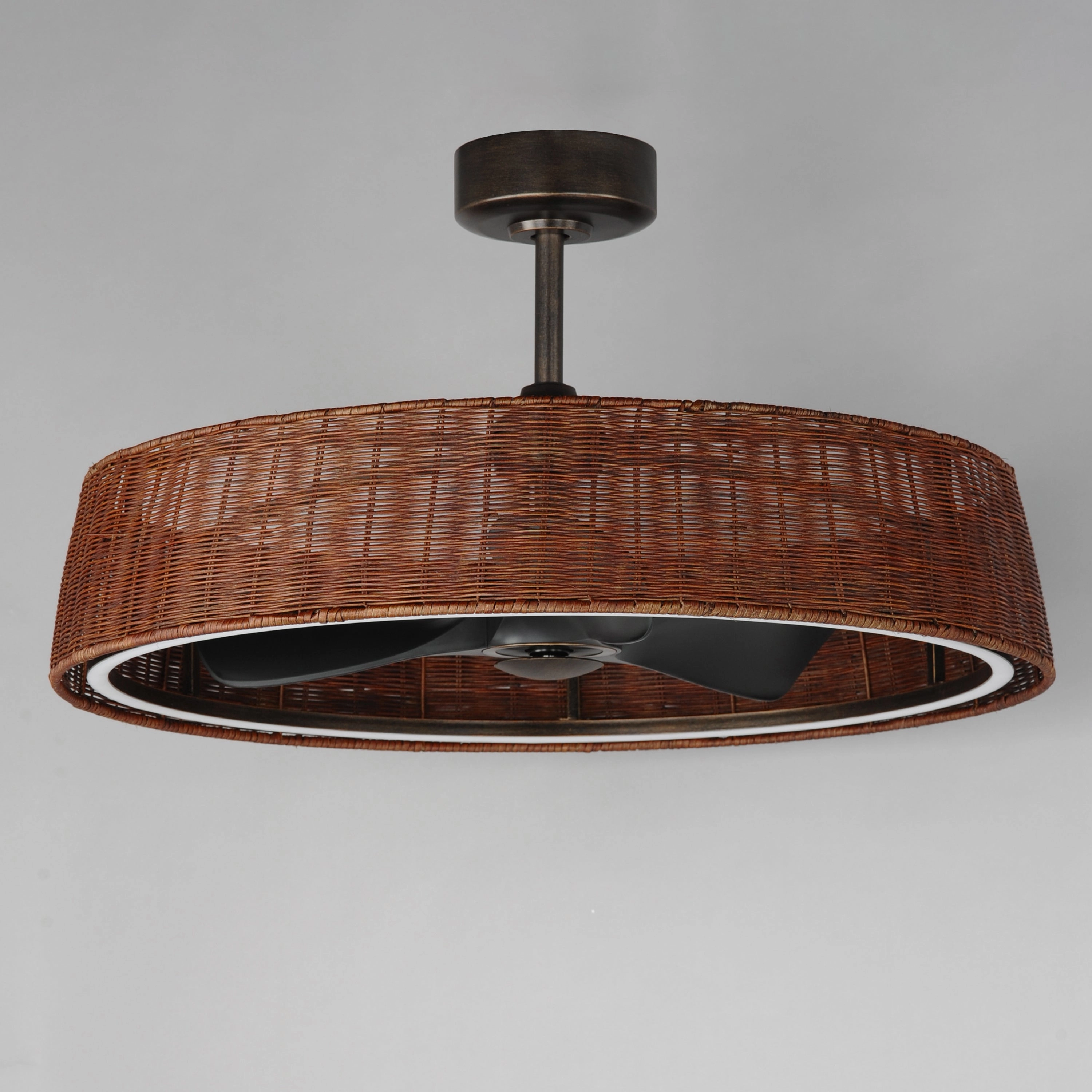 Tulum LED Fandelight Dark Bronze