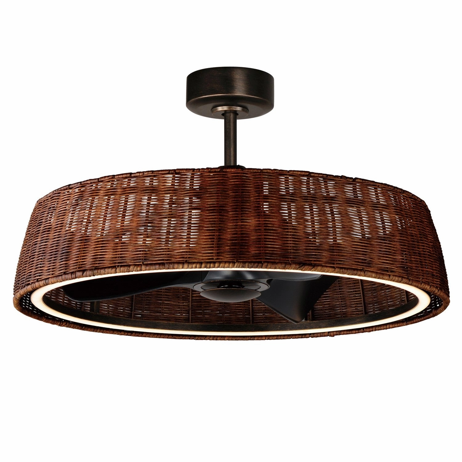 Tulum LED Fandelight Dark Bronze best small fans for home and travel