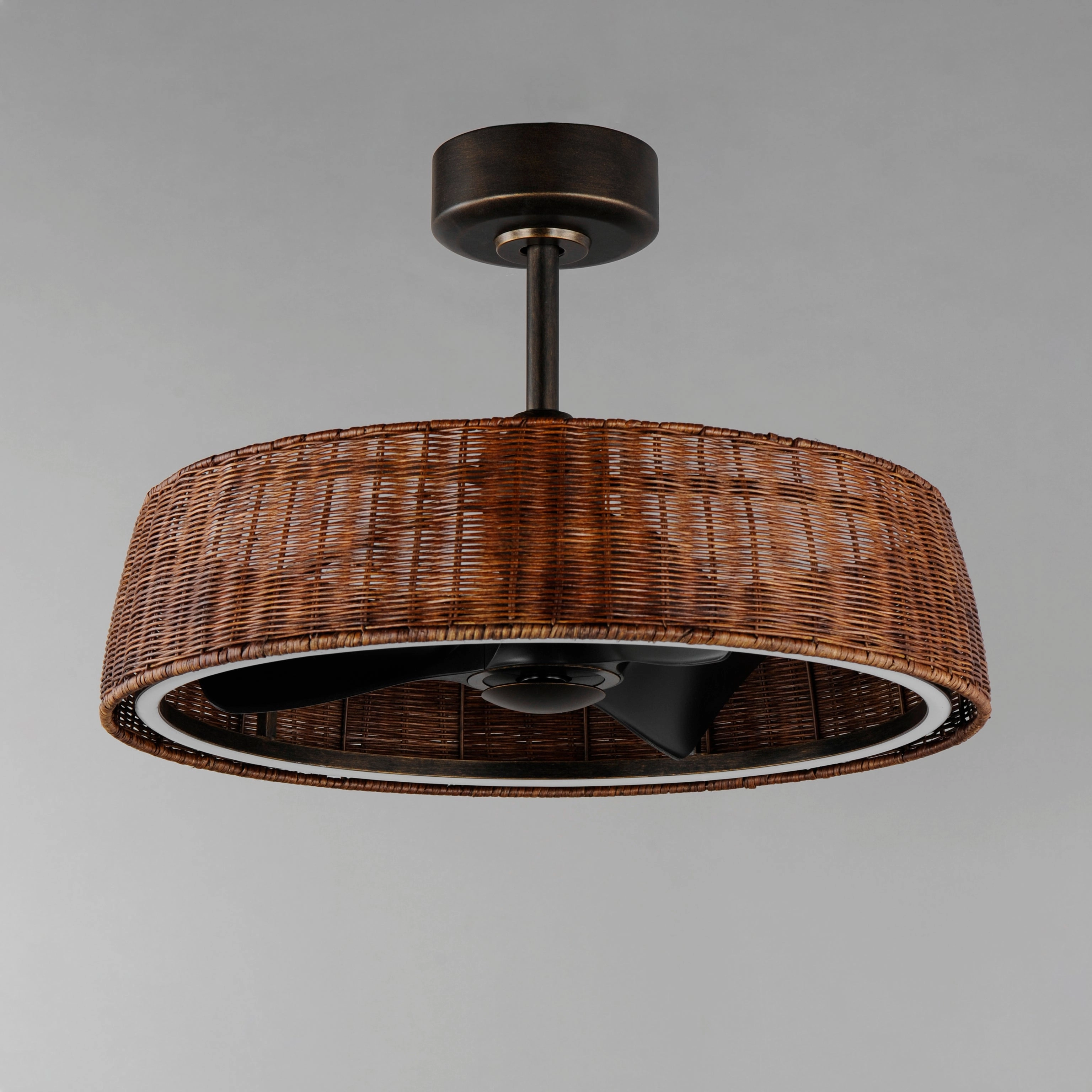 Tulum LED Fandelight Dark Bronze