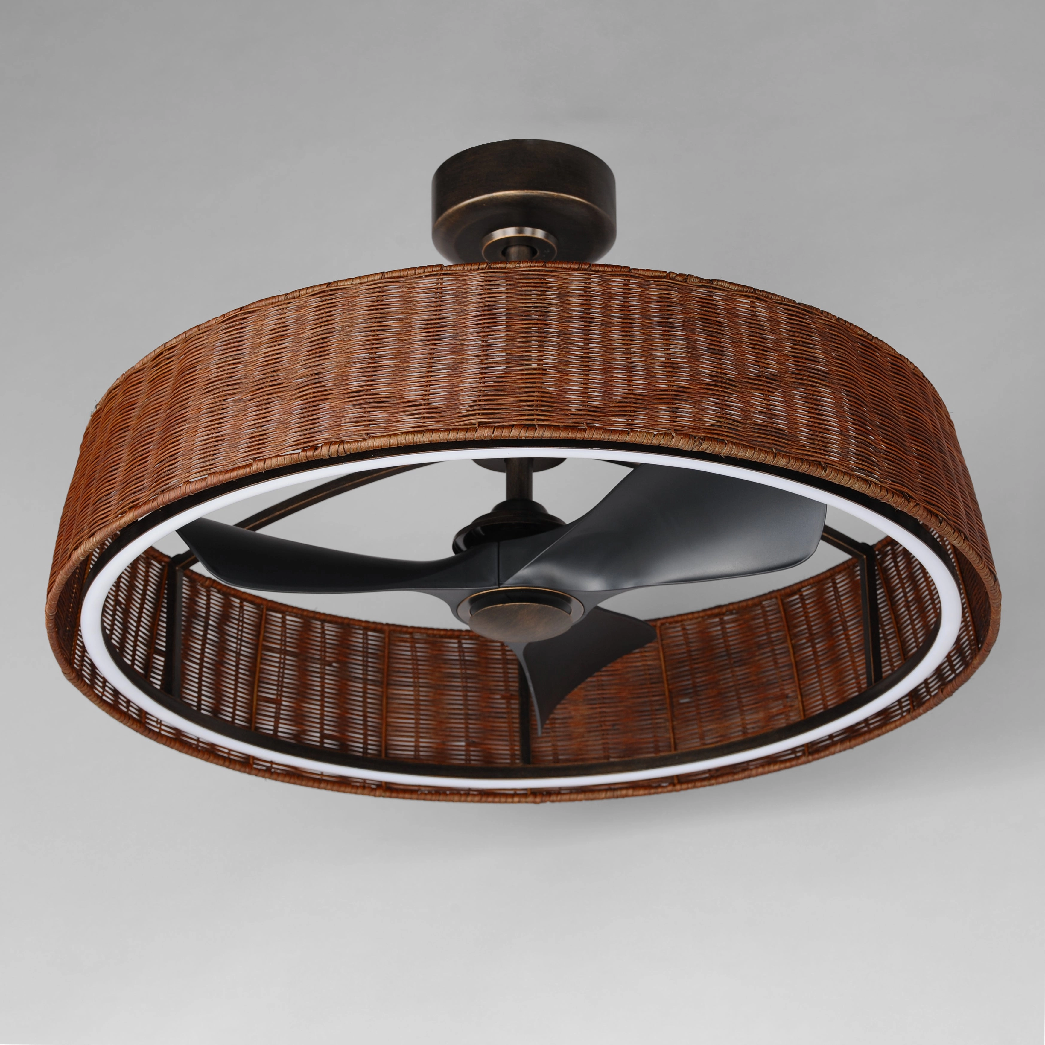 Tulum LED Fandelight Dark Bronze
