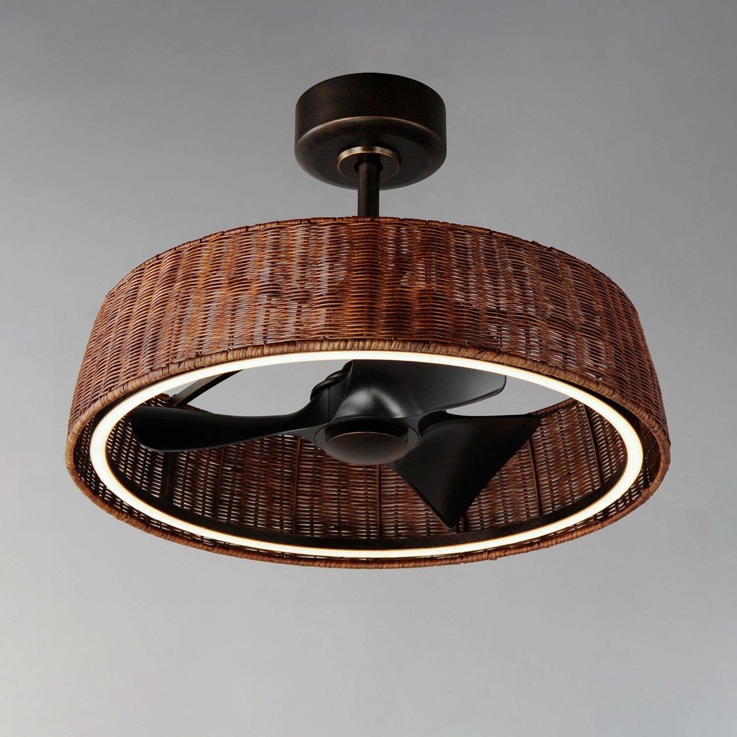 Tulum LED Fandelight Dark Bronze