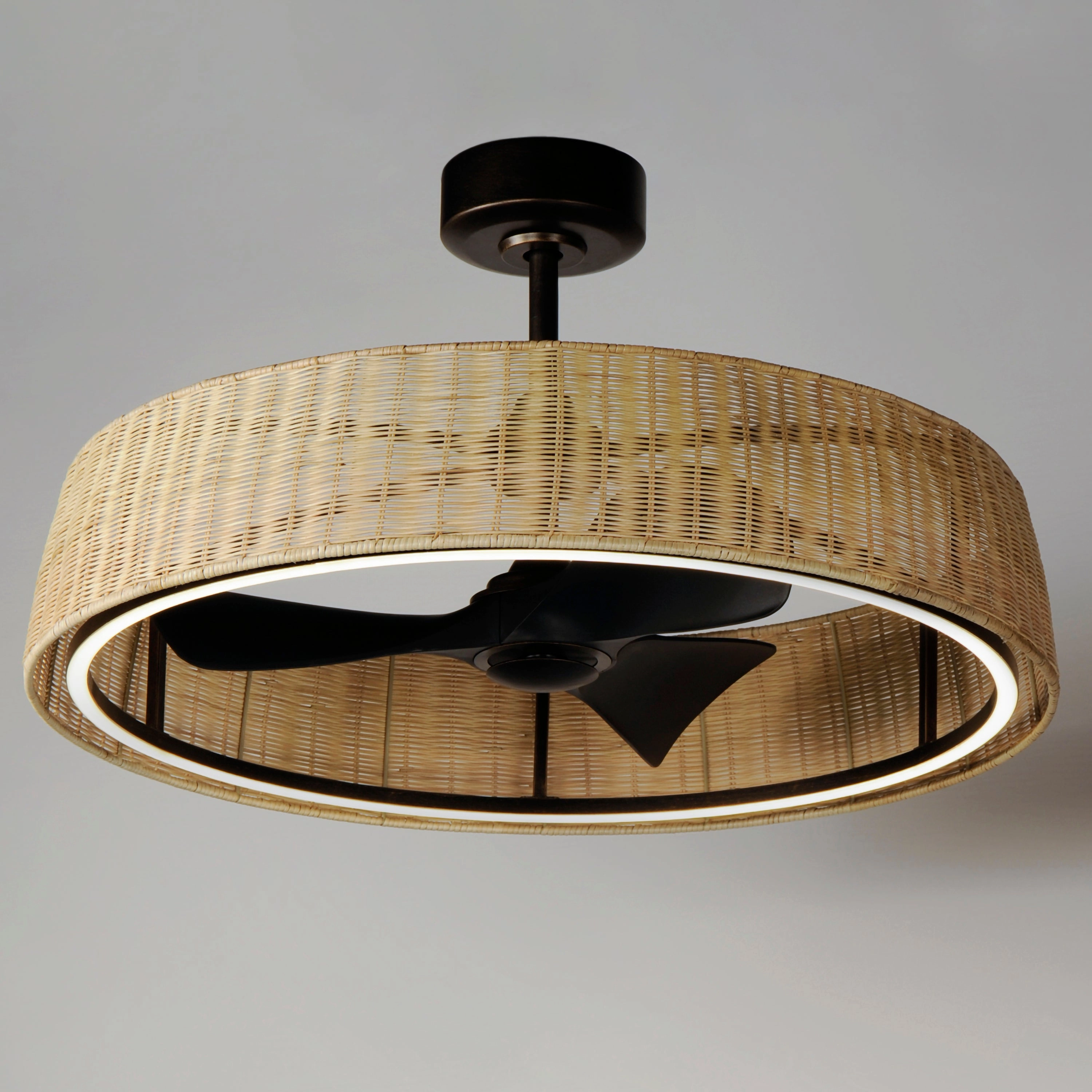 Tulum LED Fandelight Dark Bronze