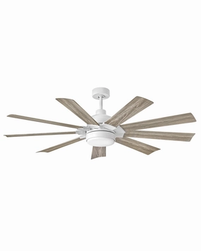 Turbine 60"Ceiling Fan Chalk White weatherproof fans for outdoor environments