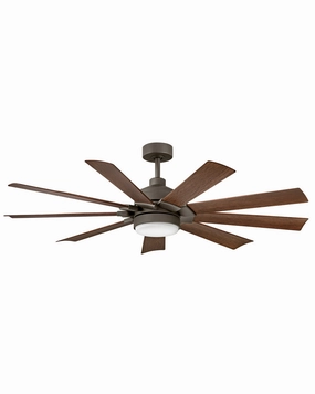 Turbine 60"Ceiling Fan Metallic Matte Bronze weatherproof fans for outdoor environments