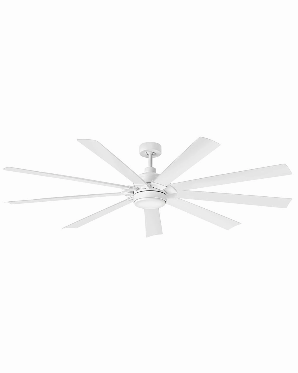 Turbine 80"Ceiling Fan Chalk White large electric fans for spacious rooms