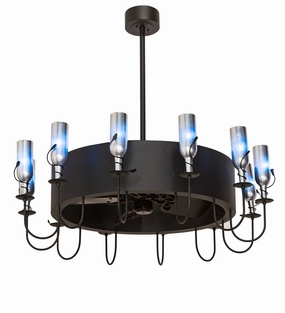Tuscan Vineyard 12 Light Chandel-Air versatile medium fans for any space