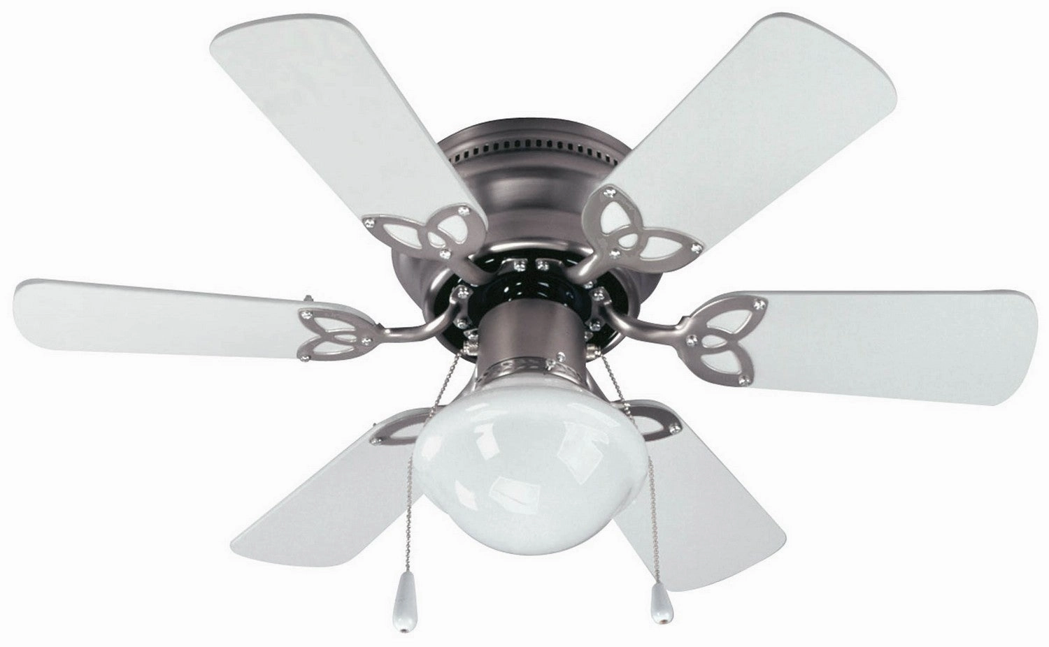 Twister 30"Ceiling Fan Brushed Pewter best small fans for home and travel