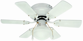 Twister 30"Ceiling Fan White best small fans for home and travel