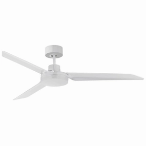 Ultra Slim 52"Outdoor Ceiling Fan Matte White home cooling fans in medium size