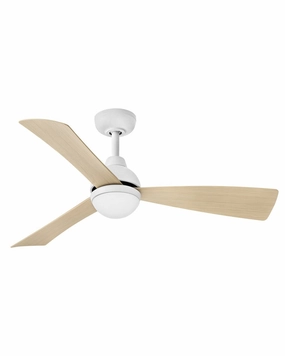 Una 44" Ceiling Fan Matte White best small fans for home and travel