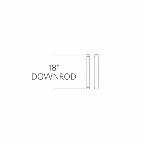 Universal Downrod Chrome low-noise fans for peaceful environments