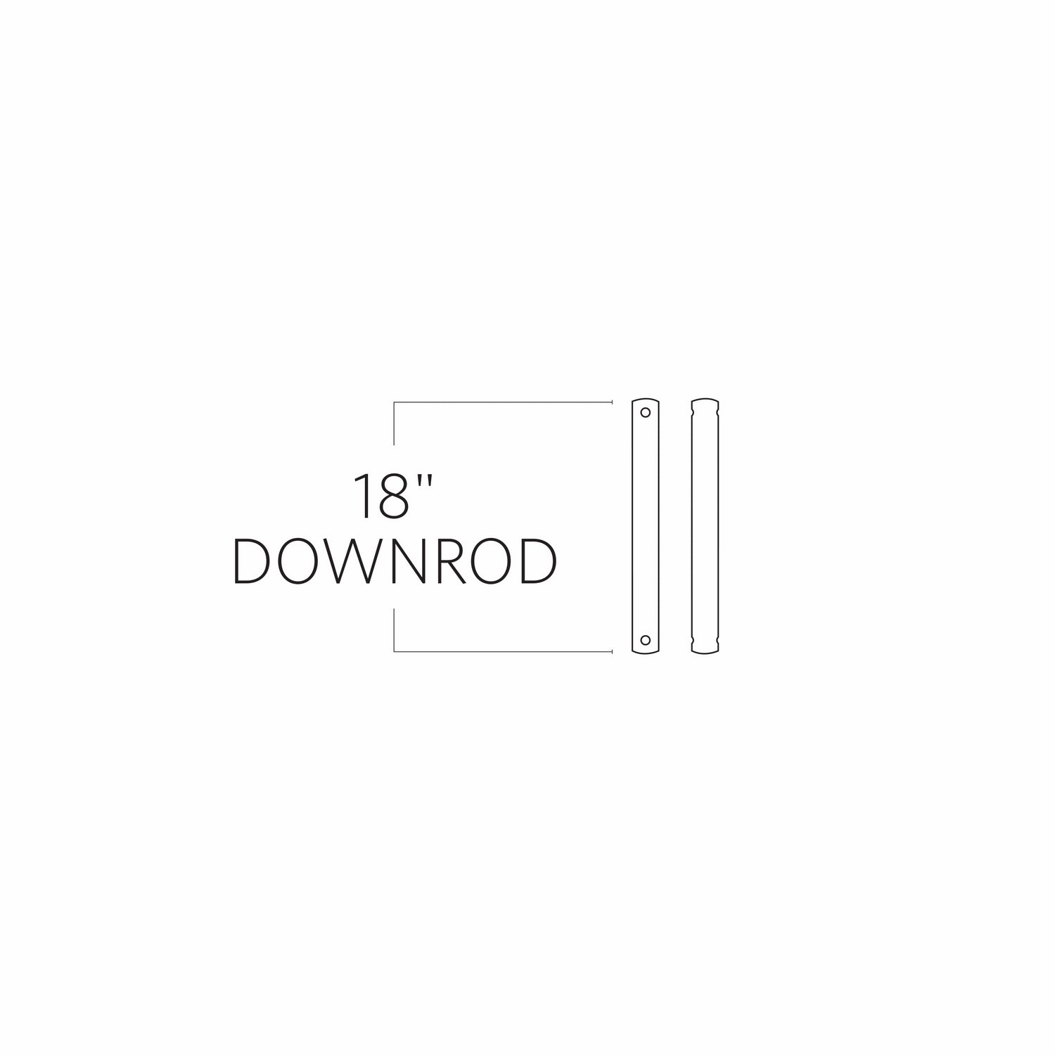 Universal Downrod Chrome low-noise fans for peaceful environments