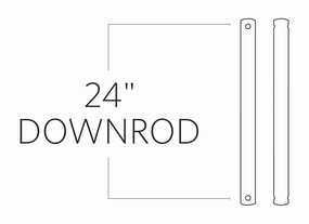 Universal Downrod Midnight Black compact electric fans for small spaces