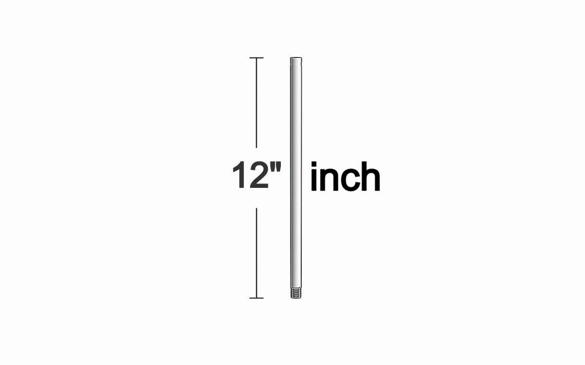 Universal Downrod Polished Nickel cool breeze fans for quiet operation