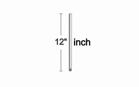 Universal Downrod Polished Nickel cool breeze fans for quiet operation