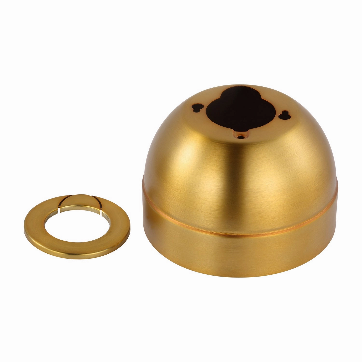 Universal Slope Ceiling Canopy Kit Burnished Brass