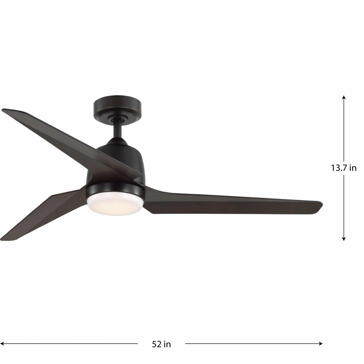 Upshur 52"Ceiling Fan Antique Bronze