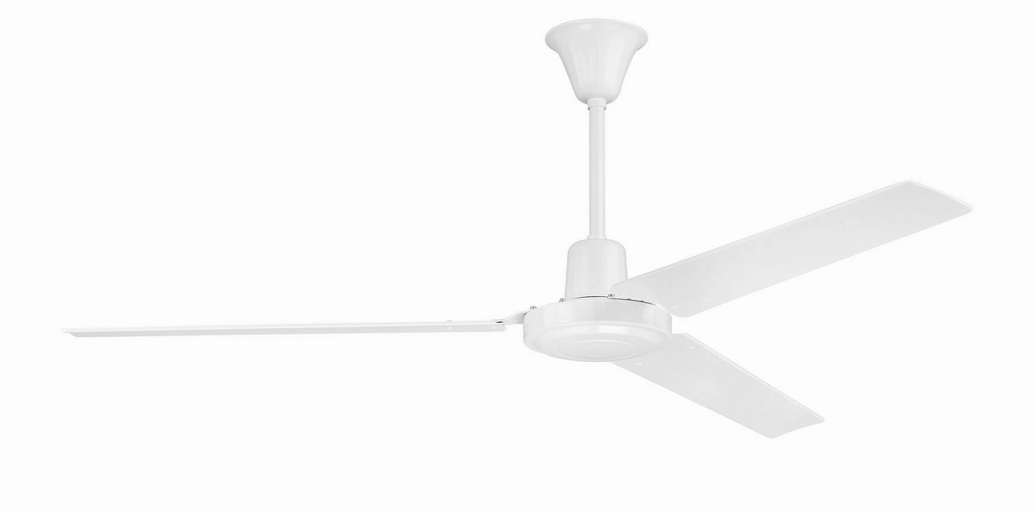 Utility 56"Ceiling Fan White adjustable fans for targeted cooling