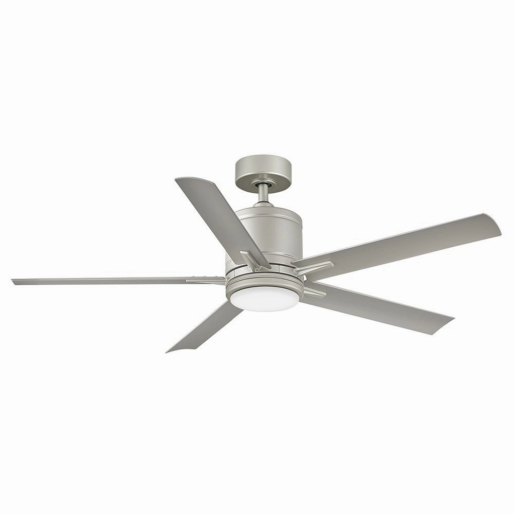 Vail 52" LED Smart Fan Brushed Nickel outdoor exterior fans for patio cooling