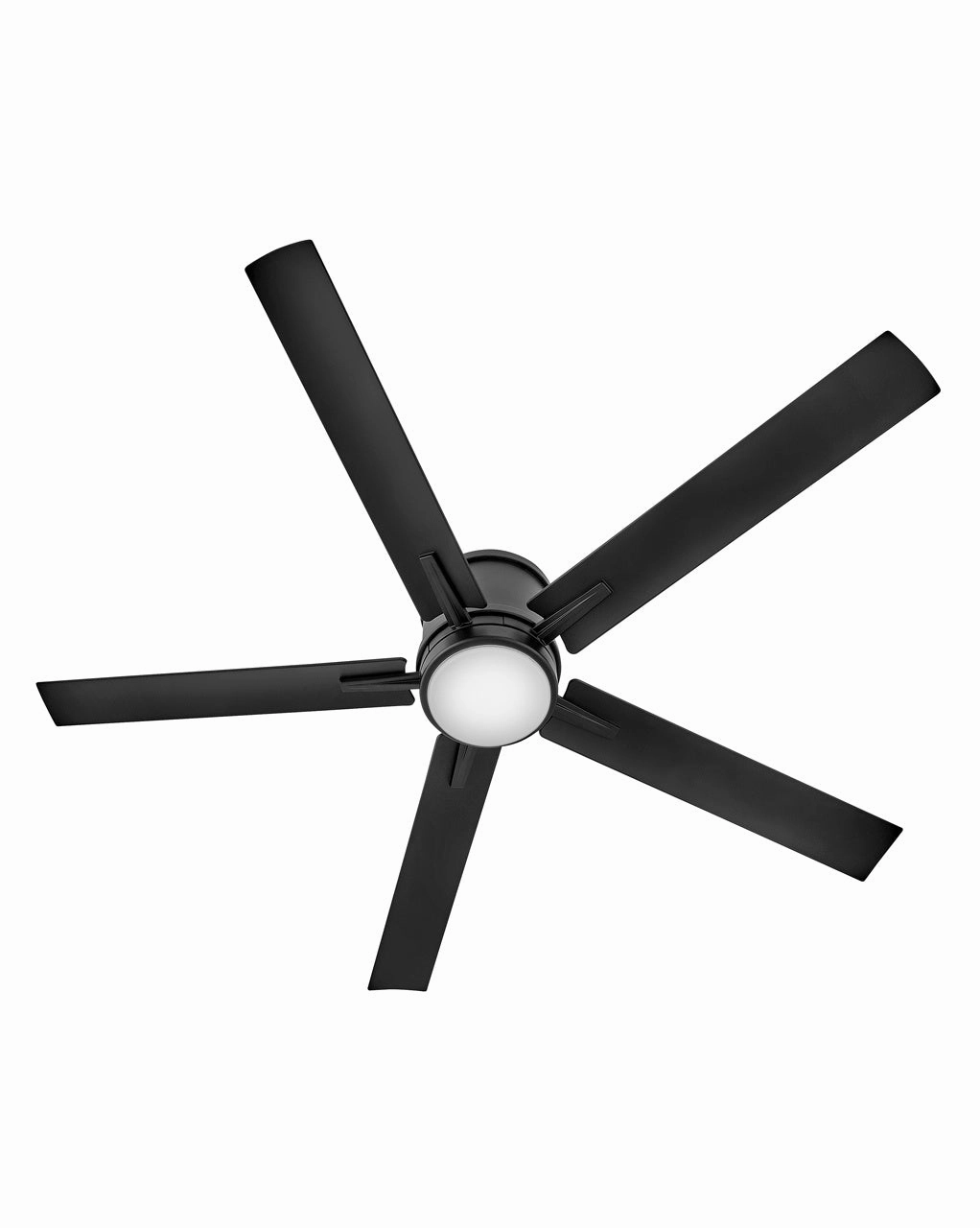 Vail Flush 52"Ceiling Fan Matte Black