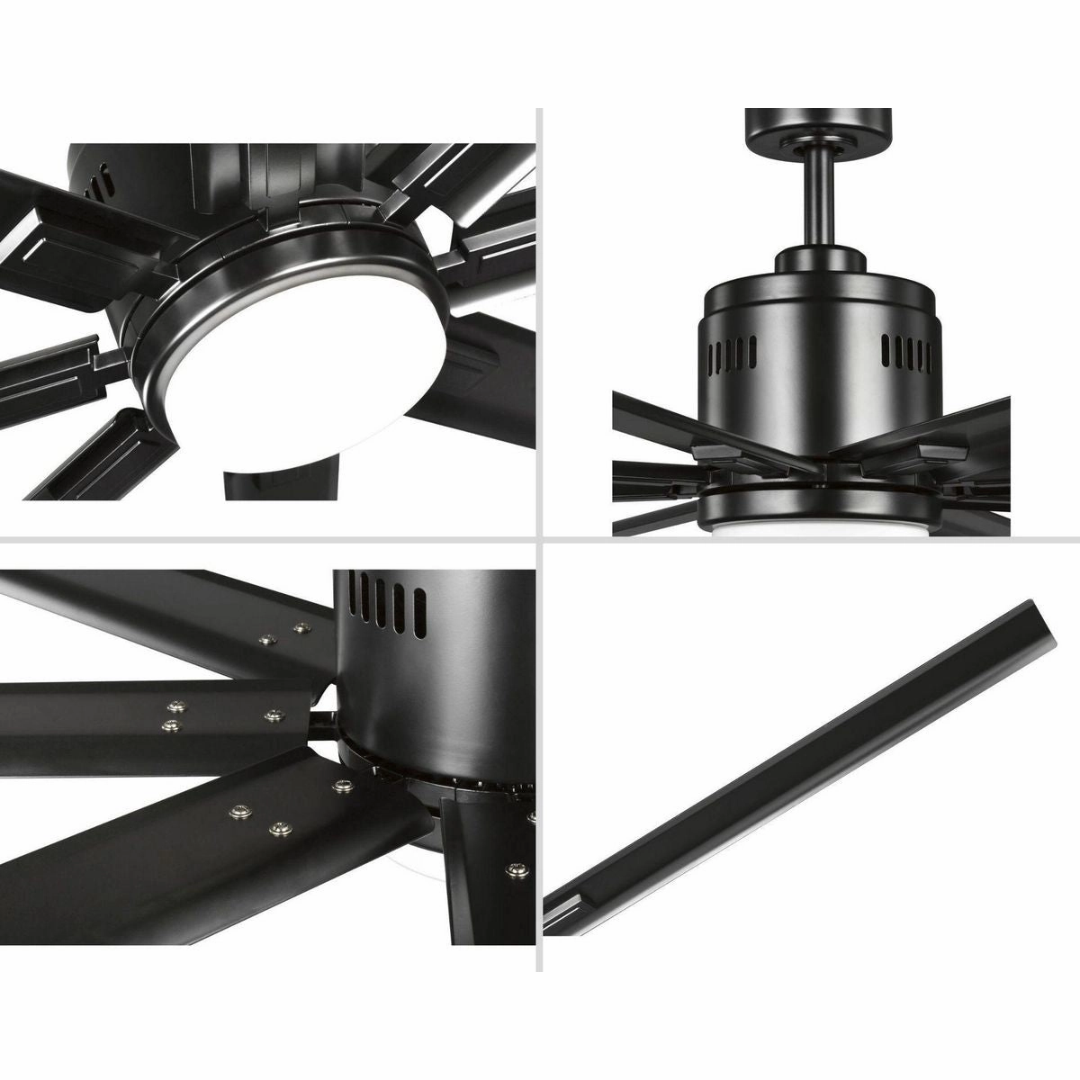 Vast 72"Ceiling Fan Black
