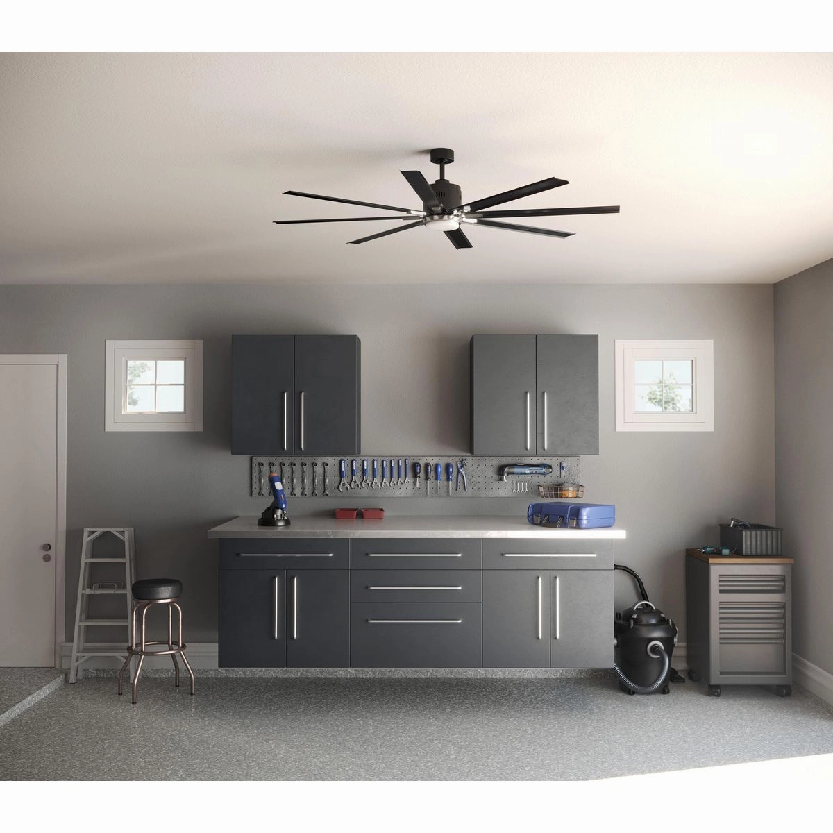Vast 72"Ceiling Fan Black