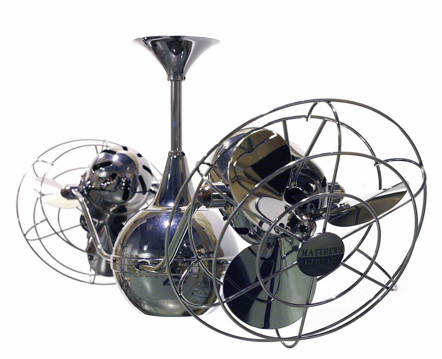 Vent-Bettina 42"Ceiling Fan Black Nickel whisper-quiet fans for bedrooms and offices