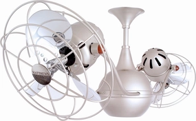 Vent-Bettina 42"Ceiling Fan Brushed Nickel quiet small fans for desk or nightstand